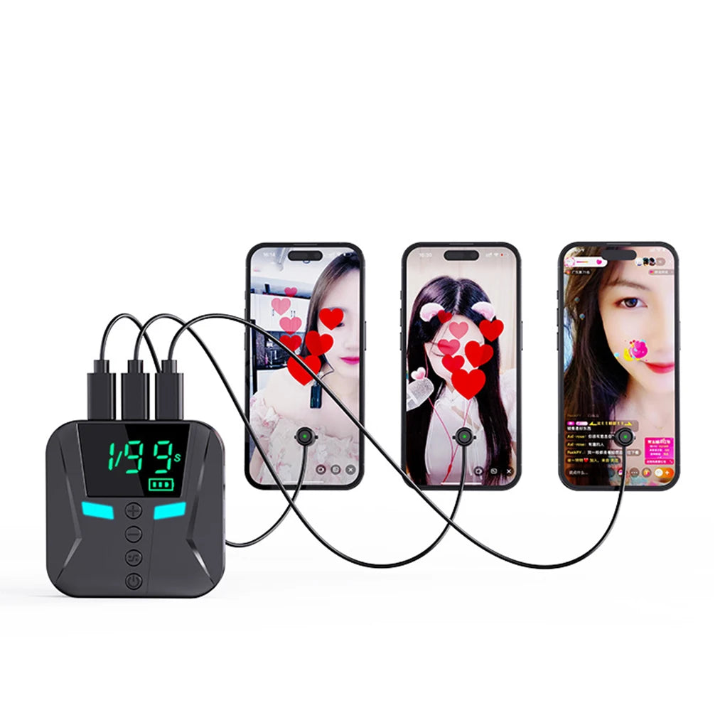 Mobile Phone Screen Clicker Device Live Broadcast Fast Praise Automatic Loop Connecting Device Point Device Universal For Games
