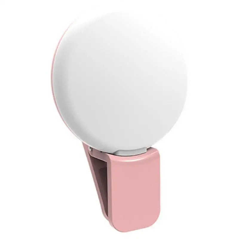 Light Mobile Phone Fill Flash Lens Portable LED External Fill Light Mini Circular Fill Light Clip For IPhone
