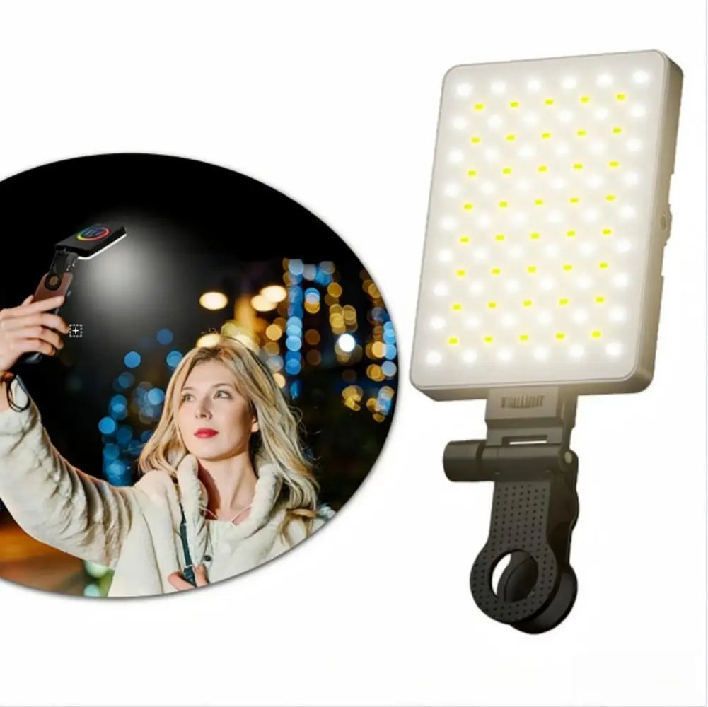 Portable Selfie Light for iPhone Ring Light for Camera Picture, Mobile Phone Make Up Computer Fill Light Multi-style Lamp