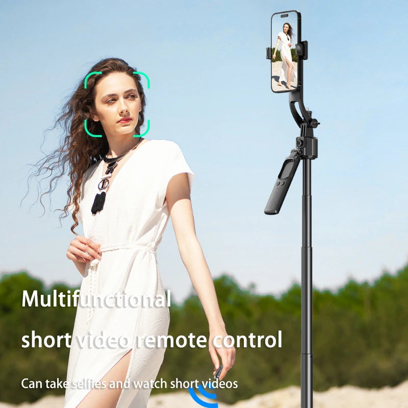 C17 Selfie Stick Intelligent Ai Mobile Follow-Up Anti Shake Retractable Pan Tilt Automatic Camera Tool Phone Holder