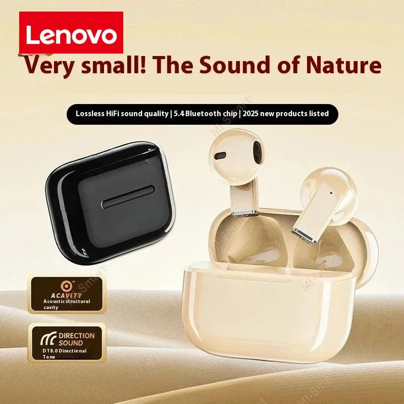 Lenovo Pro 5s Headphones Mini Portable Wireless Bluetooth Earphones Noise Reduction and Long Battery Life With Mic 2026