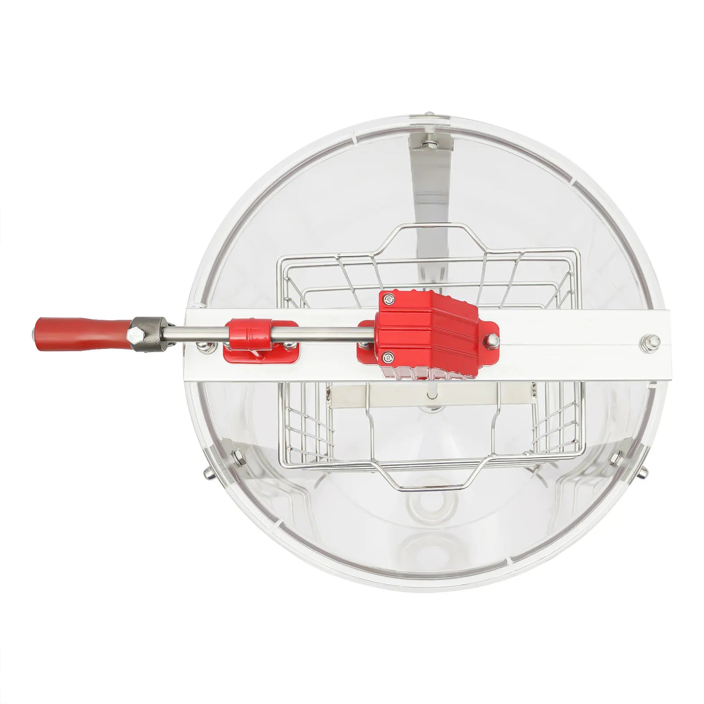 2 Frame Honey Extractor Manual Transparent Acrylic Beekeeping Equipment Honey Spinner Crank Centrifuge Beekeeper Apiary Tool
