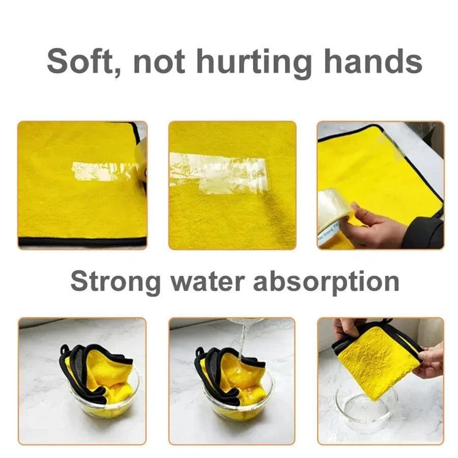 Microfibre Car Cleaning Towels – Reusable Car Care Cloths