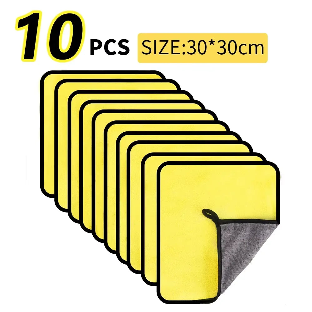 Microfibre Car Cleaning Towels – Reusable Car Care Cloths
