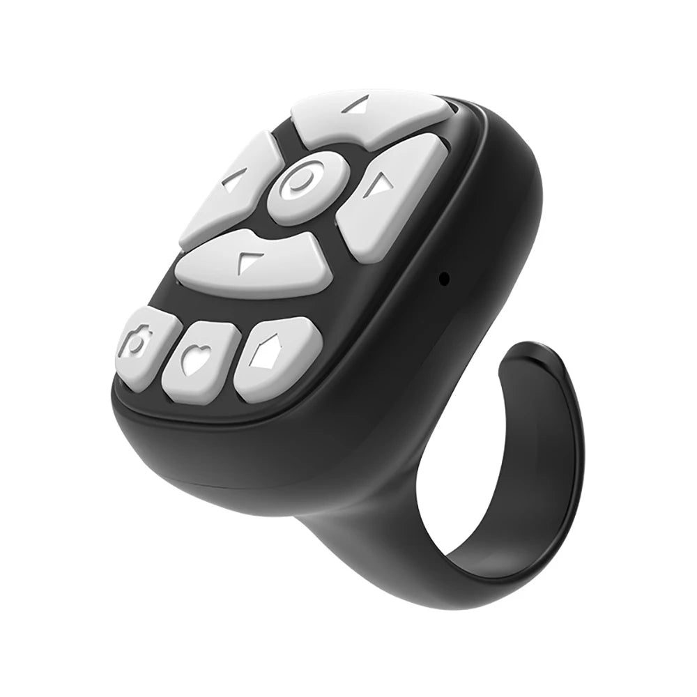 Blutooth Remote Control Scrolling Ring Finger for Tiktok Remote Mobile Phone Video Remote Control Selfie Stick Camera Controller