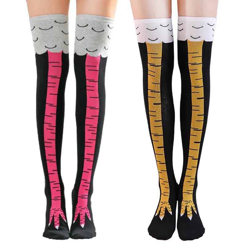 Chicken Feet Socks Chicken Feet Socks Funny Tiktok Same Funny Chicken Feet Socks Valentine's Day Birthday Gift Ostrich M