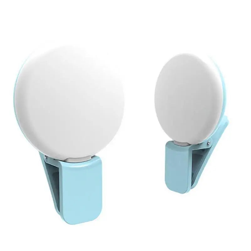 Light Mobile Phone Fill Flash Lens Portable LED External Fill Light Mini Circular Fill Light Clip For IPhone