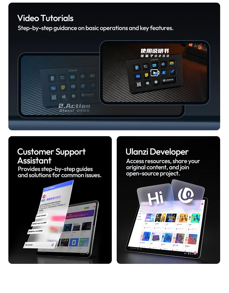 Ulanzi D100H Dial Creative Controller Video Editing Assistant for Youtube Tiktok PR PS Support Bluetooth Key Production Console