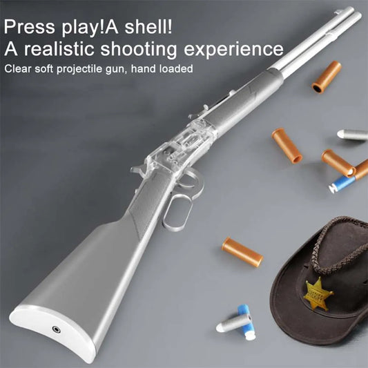 Powerful Shell Ejecting Soft Bullet Shotgun For Adults Boys Age 8+ TK Toy Guns Dropshipping Shopify