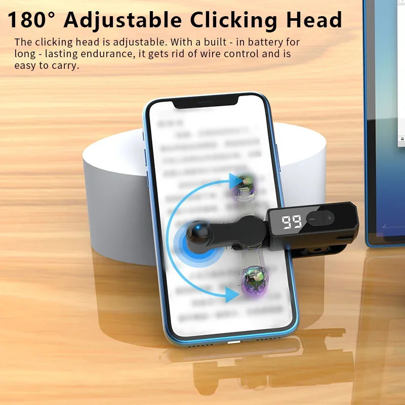 2026Auto Screen Clicker Device for Smartphone, Adjustable Touch Tapper Tool for Games, Apps, Live Streaming and Repeated Tapping