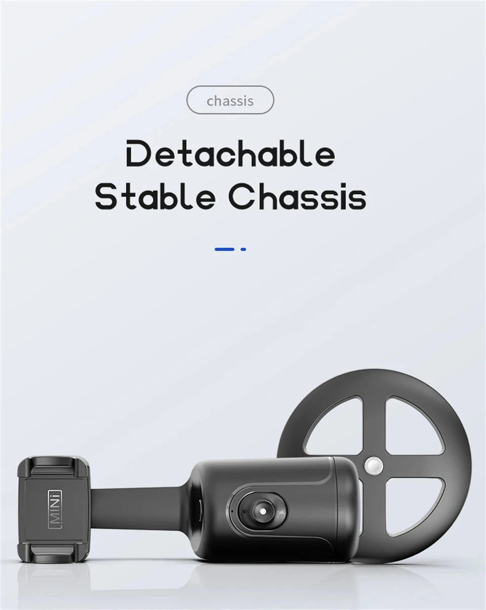 COOL DIER NEW P01 360 Rotation Gimbal Stabilizer AI Following Face Tracking Desktop Gimbal PTZ For Tiktok Smartphone Live