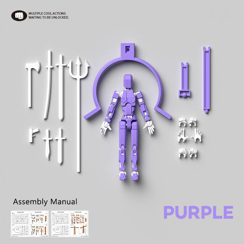 Multi-Jointed Movable Shapeshift Robot Magnetic Attraction 3D Printed Mannequin Dummy 13 Action Figures Toys For Children Adult