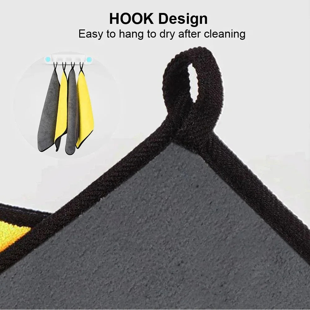 Microfibre Car Cleaning Towels – Reusable Car Care Cloths
