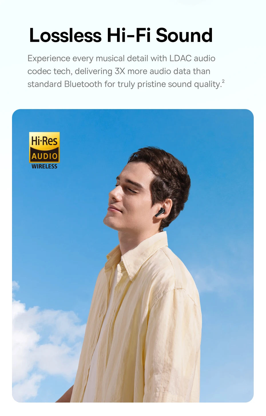 Baseus EP10 Pro ANC Earbuds Wireless Bluetooth 6.0 Earphones 50dB Realtime Adaptive Headphones 6 Mic Hi-Res LDAC IP55  Ear Buds