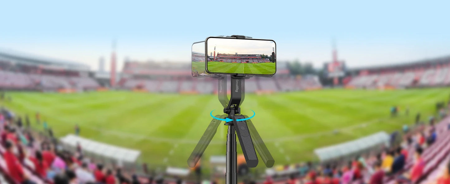 SmallRig Versatile Tripod for Videoing Live Streaming Vlogging, Lightweight Tripod for Outdoor Shooting Phone Camera Suitable