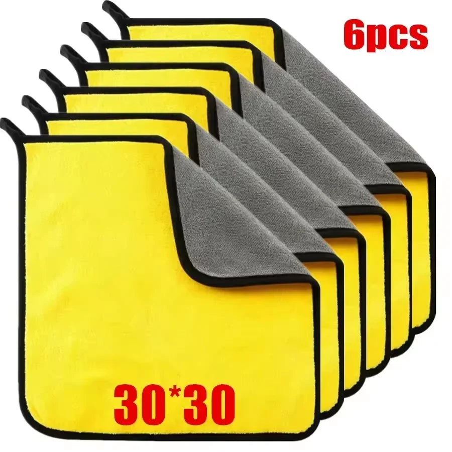 Microfibre Car Cleaning Towels – Reusable Car Care Cloths