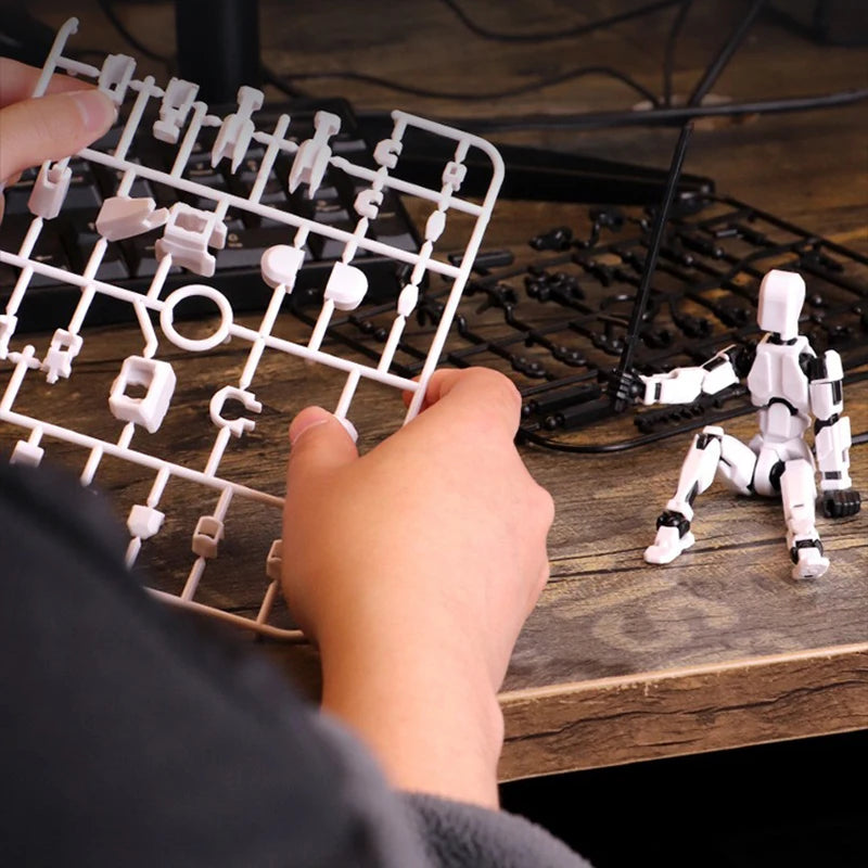 Multi-Jointed Movable Shapeshift Robot Magnetic Attraction 3D Printed Mannequin Dummy 13 Action Figures Toys For Children Adult