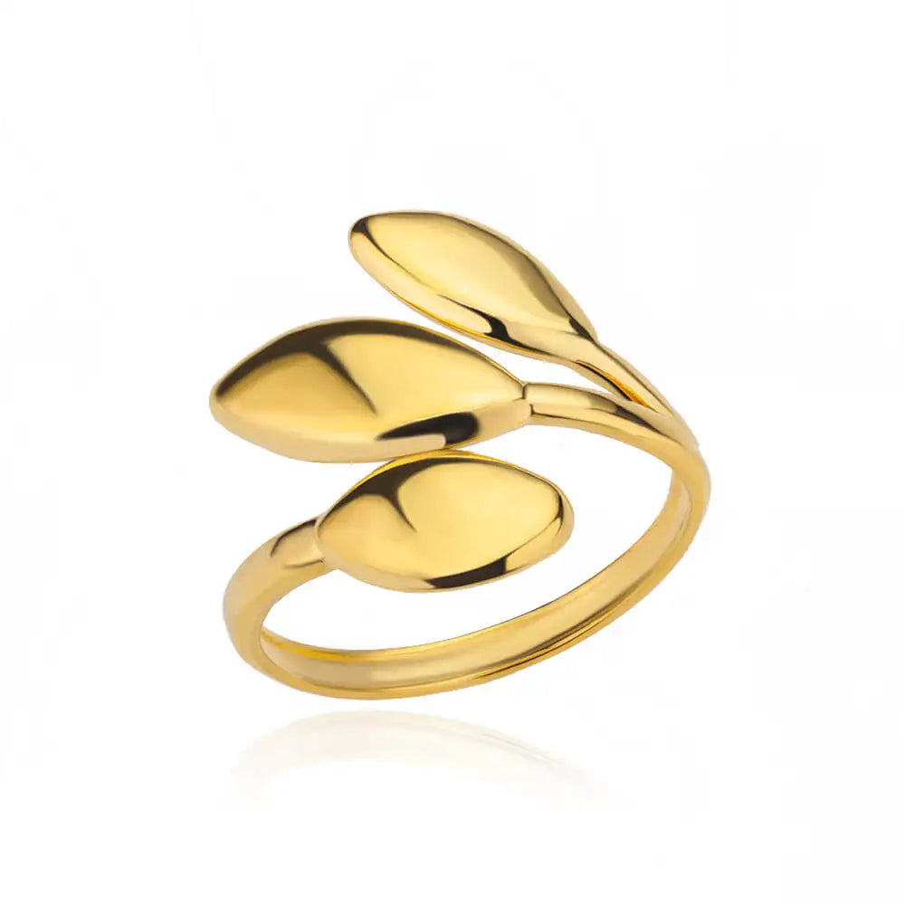 Stainless Steel Rings For Women 2026 Trend Open Gold Color Double Bead Ball Ring Wedding Aesthetic Jewelry Couple Gift anillos