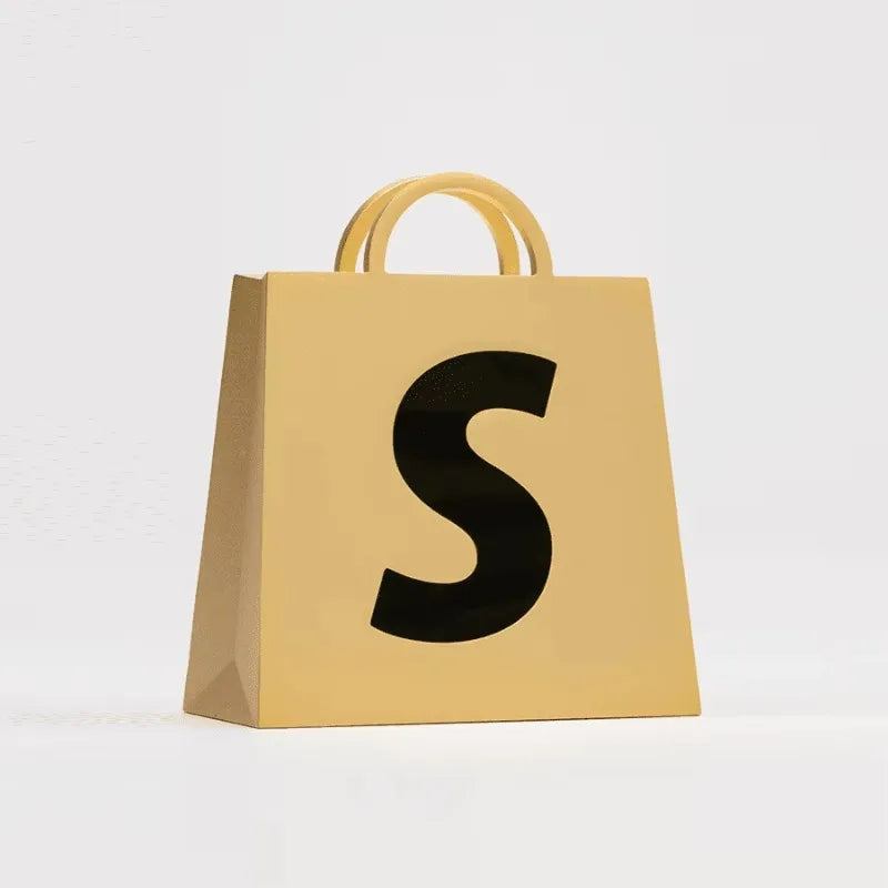 Highly Customized Personalized S-Version Bag Statue Aluminum Alloy For Shopify Milestone Award Trophies Medals and Plaques
