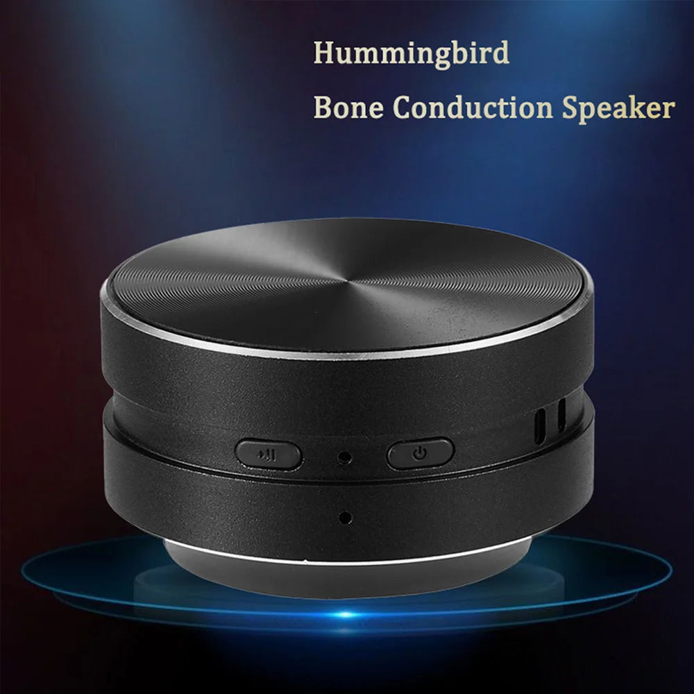 2026 New Bone Conduction Speaker Bluetooth-Compatible TWS Wireless Stereo Sound Hummingbird Speaker With FM Radio Dropshipping