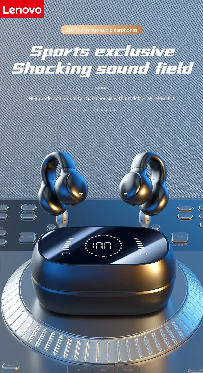 Lenove Original M47 Wireless Earbuds Bluetooth Headset Charging Earphones Bone Conduction Headphones