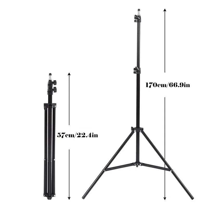 360° Rotatable Selfie Stick Tripod, Universal Portable Tripod with Mobile Phone Fixing Clip for Live Streaming Phone Camera Vlog