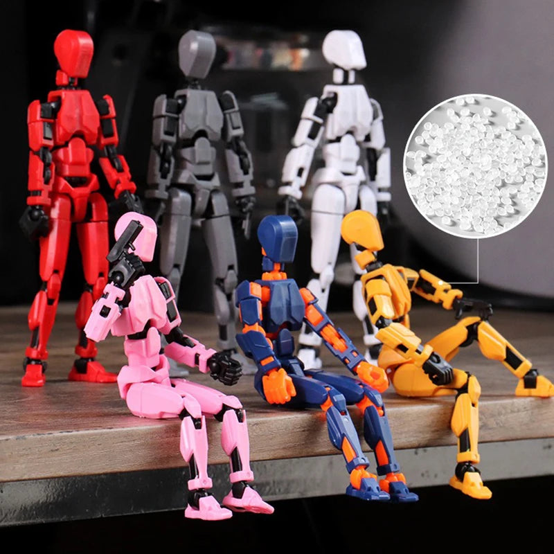 Multi-Jointed Movable Shapeshift Robot Magnetic Attraction 3D Printed Mannequin Dummy 13 Action Figures Toys For Children Adult