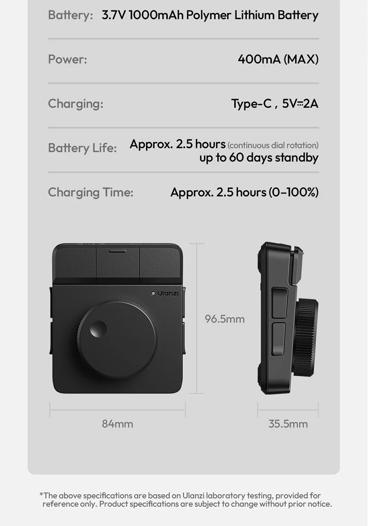 Ulanzi D100H Dial Creative Controller Video Editing Assistant for Youtube Tiktok PR PS Support Bluetooth Key Production Console