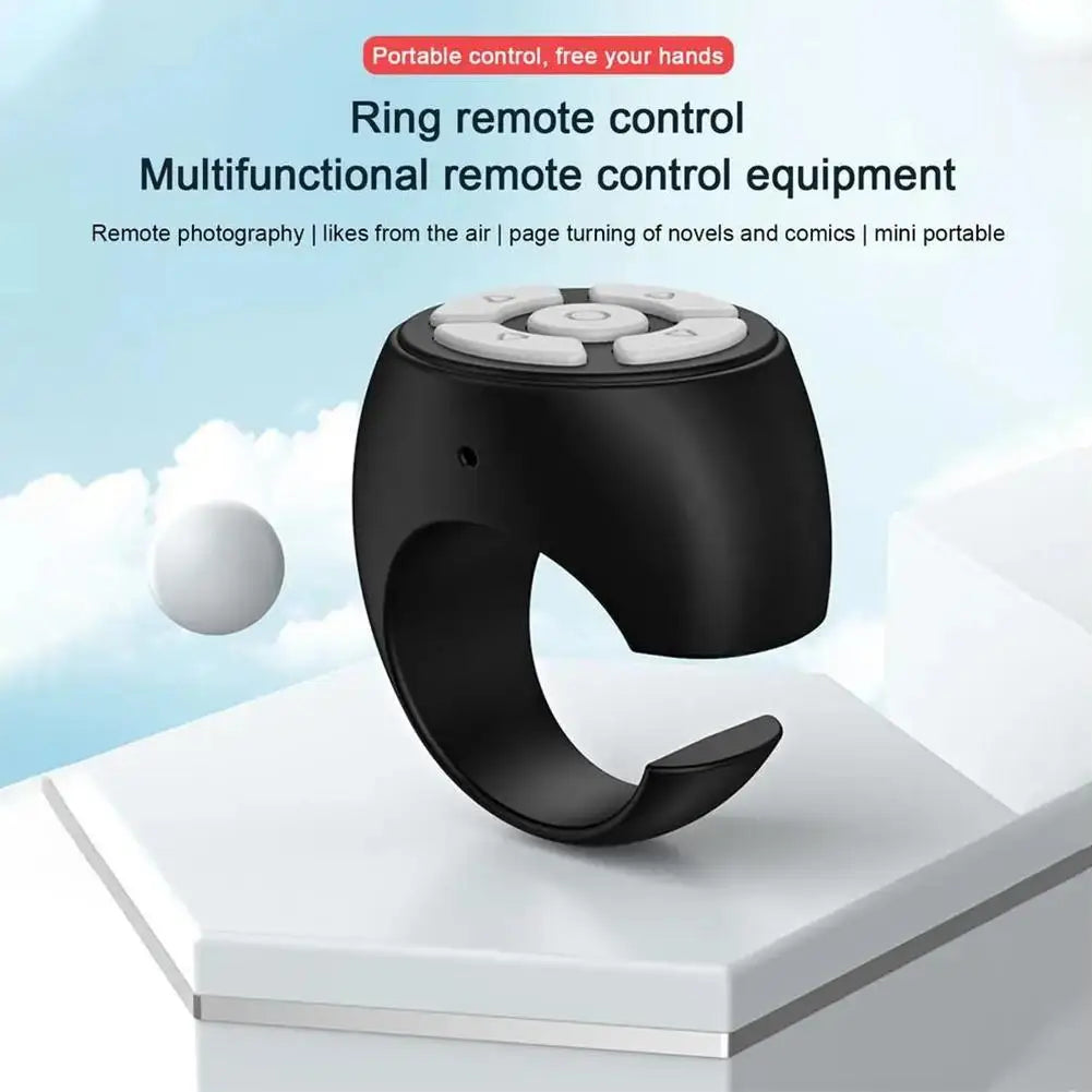 Blutooth Remote Control Scrolling Ring Finger Wireless Mobile Phone Video Selfie Stick Camera Controller Tiktoks Remote