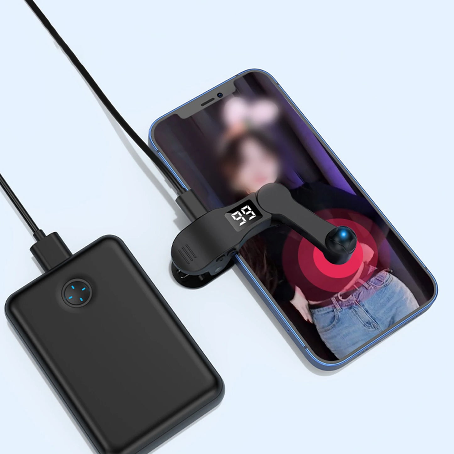 Auto Clicker for TikTok Smart Phone Video App Live Streaming Gadget Automatic Phone Screen Tapper Simulated Finger Clicking