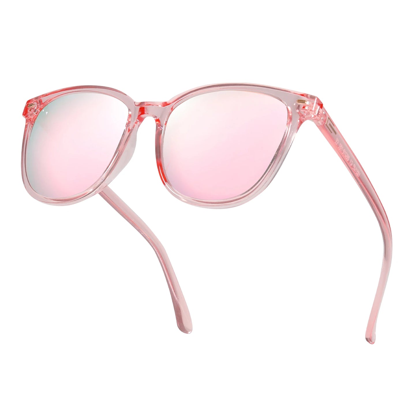 Polarized Sunglasses for Women, Square Mirrored Trendy Shades with UV Protection Reduce Glare Sun Glasses