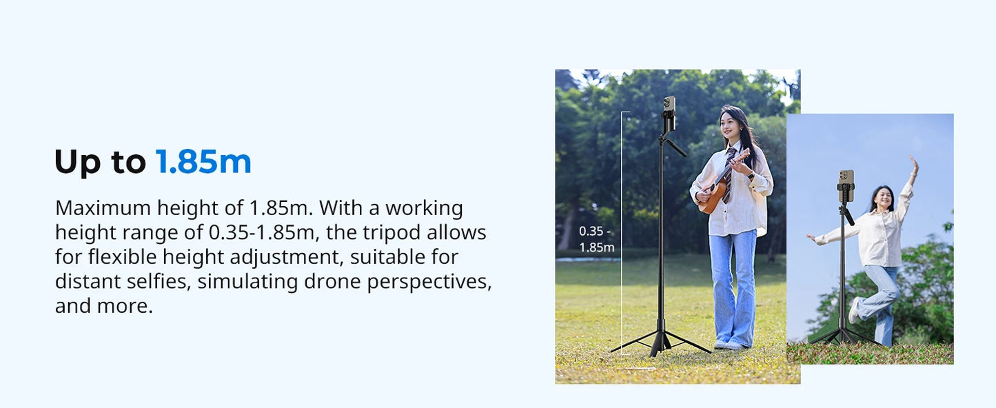 SmallRig Versatile Tripod for Videoing Live Streaming Vlogging, Lightweight Tripod for Outdoor Shooting Phone Camera Suitable