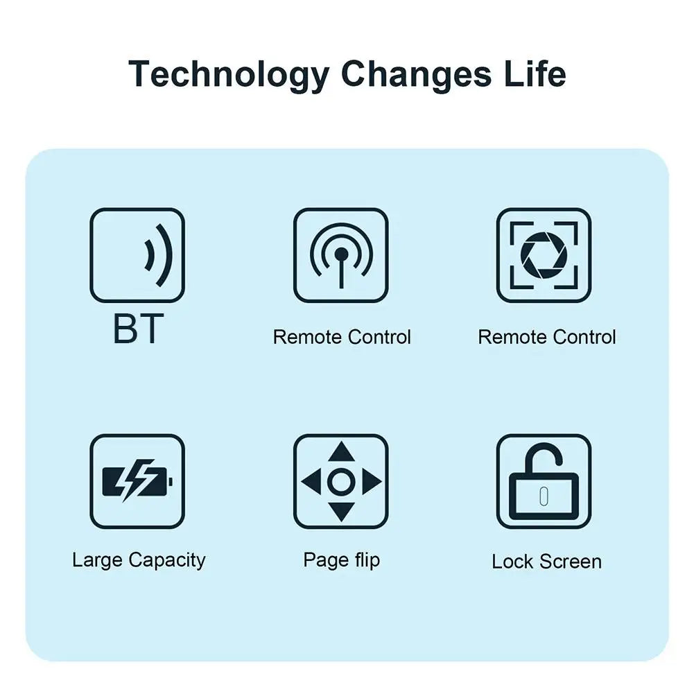 Blutooth Remote Control Scrolling Ring Finger Wireless Mobile Phone Video Selfie Stick Camera Controller Tiktoks Remote