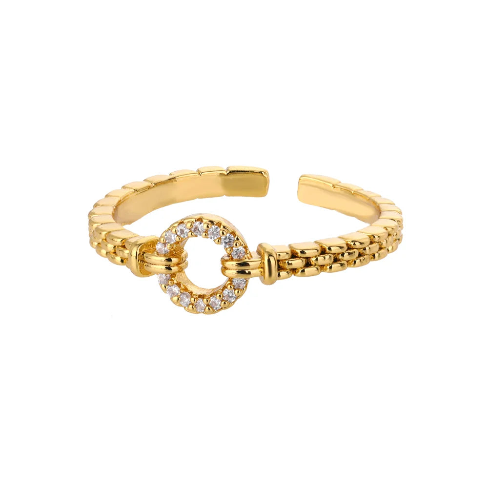 Stainless Steel Rings For Women 2026 Trend Open Gold Color Double Bead Ball Ring Wedding Aesthetic Jewelry Couple Gift anillos