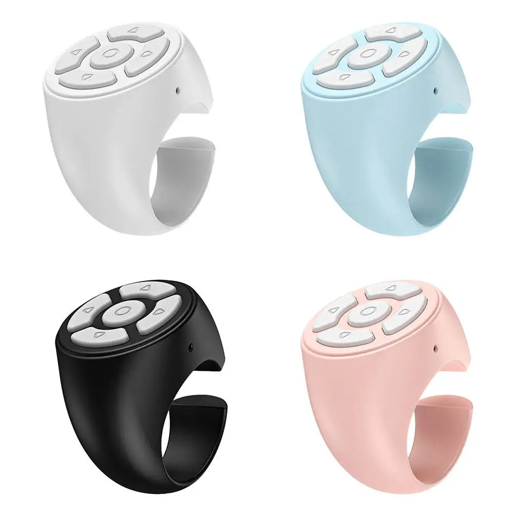 Blutooth Remote Control Scrolling Ring Finger Wireless Mobile Phone Video Selfie Stick Camera Controller Tiktoks Remote