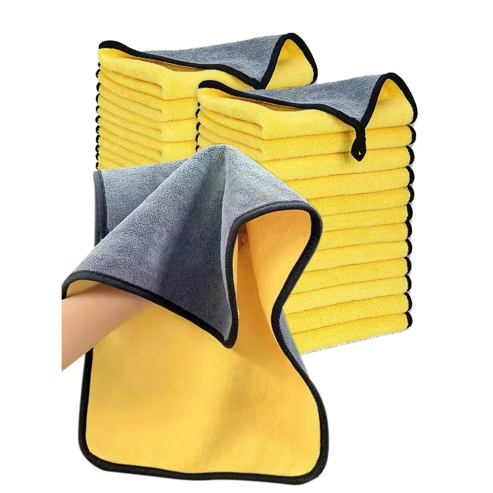 Microfibre Car Cleaning Towels – Reusable Car Care Cloths