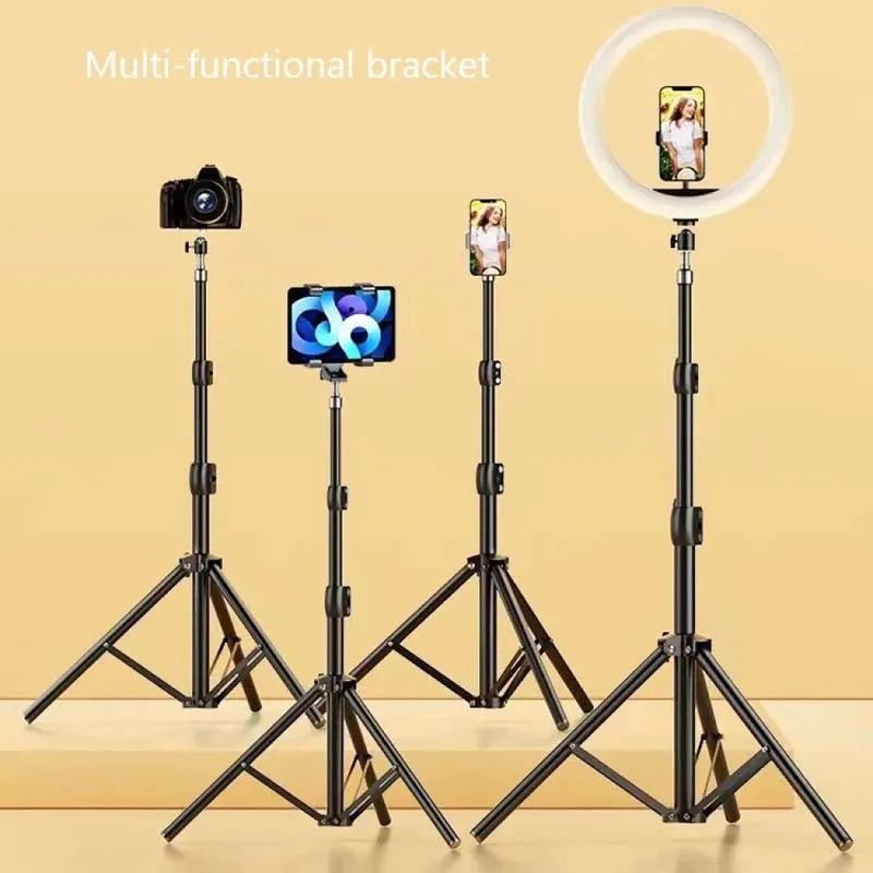 360° Rotatable Selfie Stick Tripod, Universal Portable Tripod with Mobile Phone Fixing Clip for Live Streaming Phone Camera Vlog