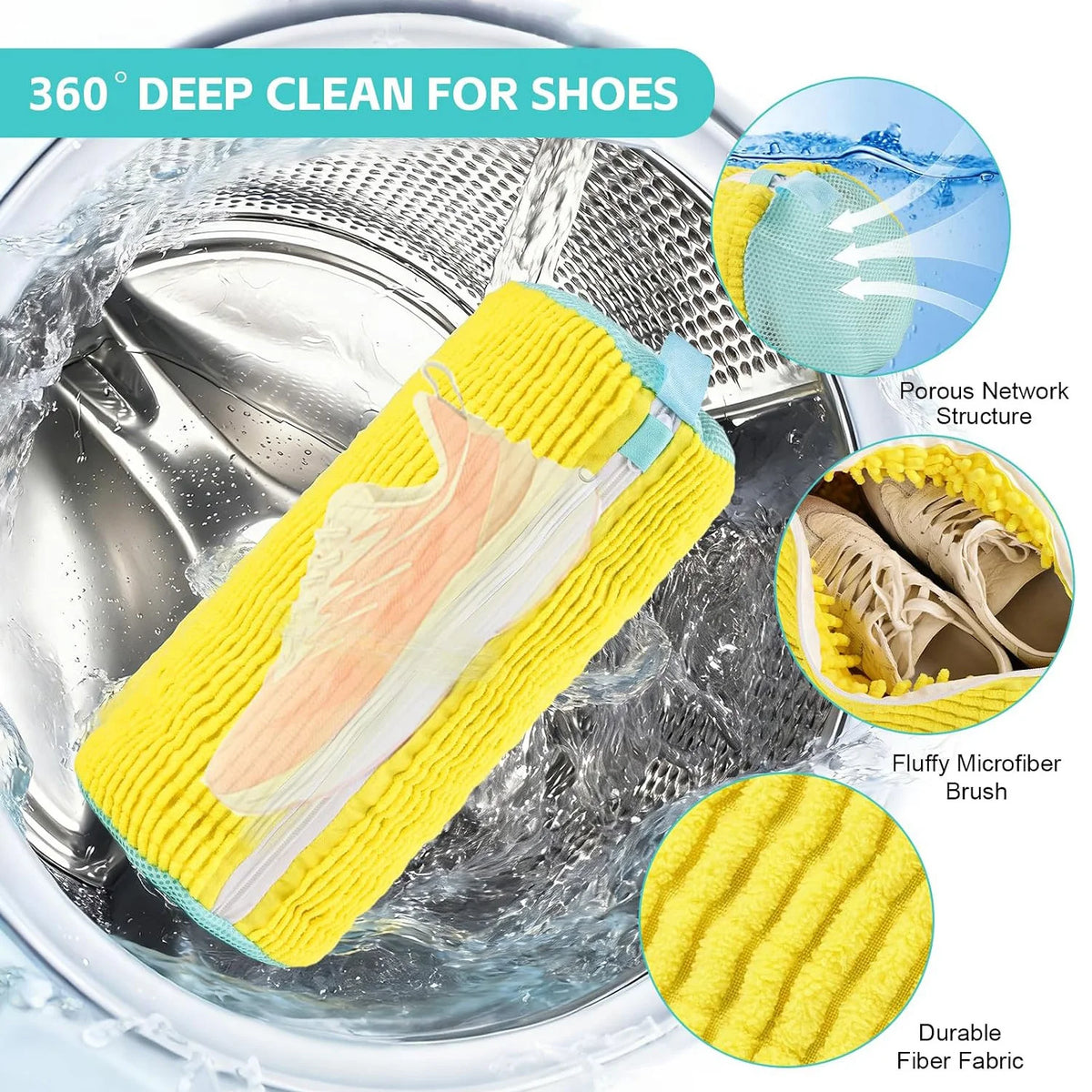 Shoe Washing Bag – Protective Laundry Bag for Shoes
