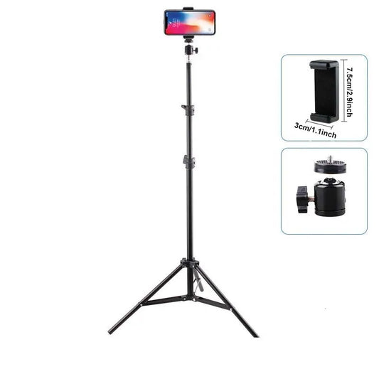 360° Rotatable Selfie Stick Tripod, Universal Portable Tripod with Mobile Phone Fixing Clip for Live Streaming Phone Camera Vlog
