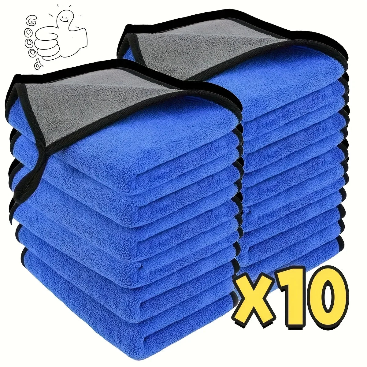 Microfibre Car Cleaning Towels – Reusable Car Care Cloths
