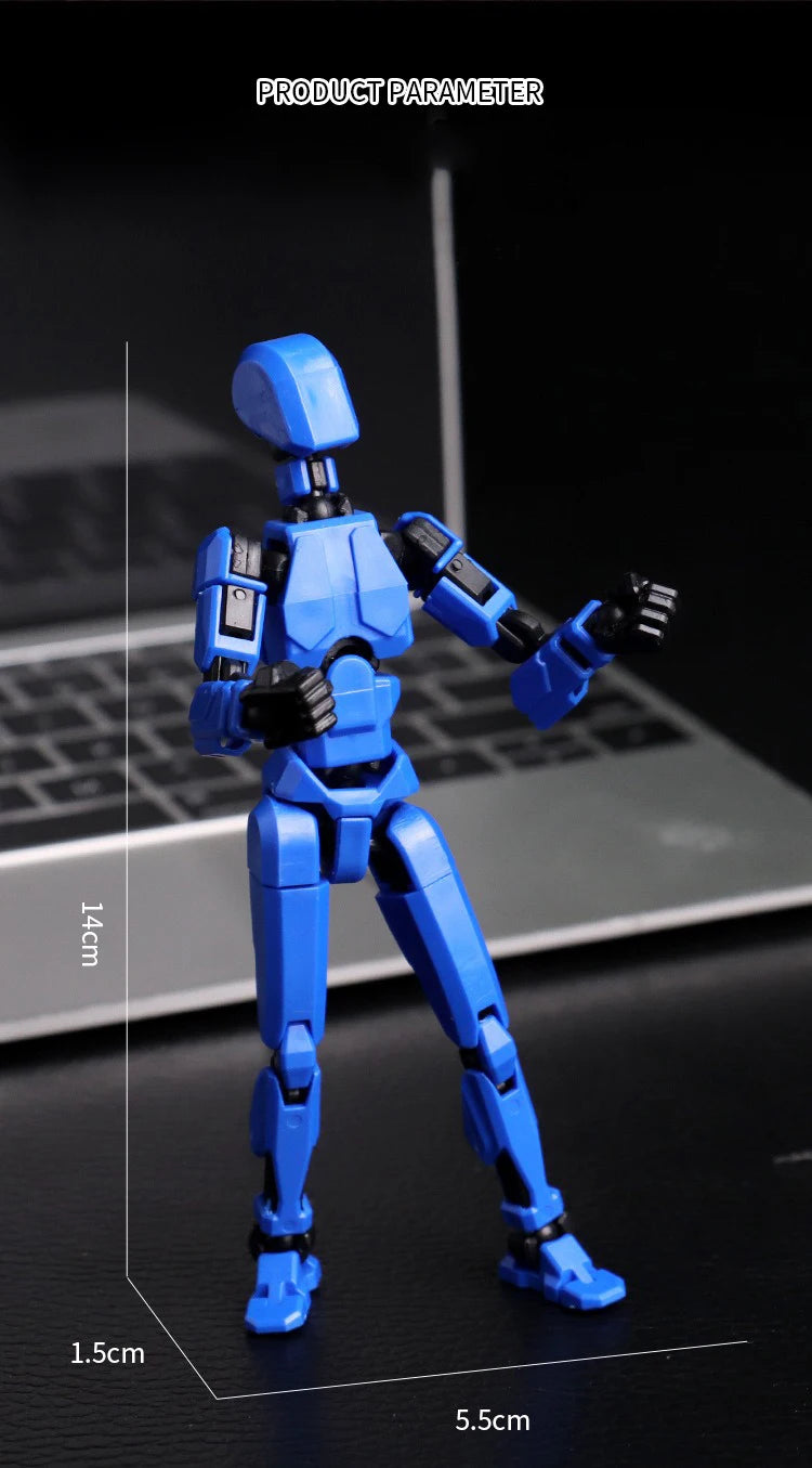 Multi-Jointed Movable Shapeshift Robot Magnetic Attraction 3D Printed Mannequin Dummy 13 Action Figures Toys For Children Adult
