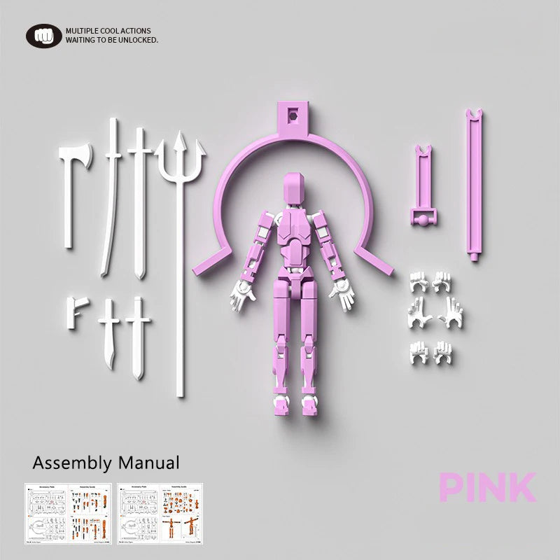 Multi-Jointed Movable Shapeshift Robot Magnetic Attraction 3D Printed Mannequin Dummy 13 Action Figures Toys For Children Adult