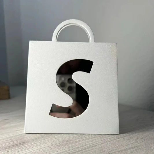 Highly Customized Personalized S-Version Bag Statue Aluminum Alloy For Shopify Milestone Award Trophies Medals and Plaques