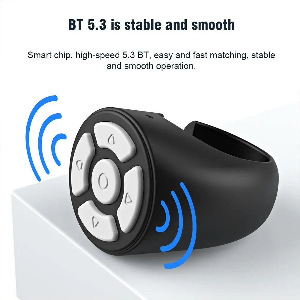 Blutooth Remote Control Scrolling Ring Finger Wireless Mobile Phone Video Selfie Stick Camera Controller Tiktoks Remote