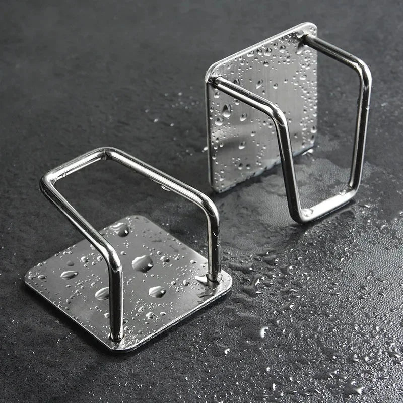 Stainless Steel Sink Sponge Holder – Self-Adhesive Kitchen Sink Rack
