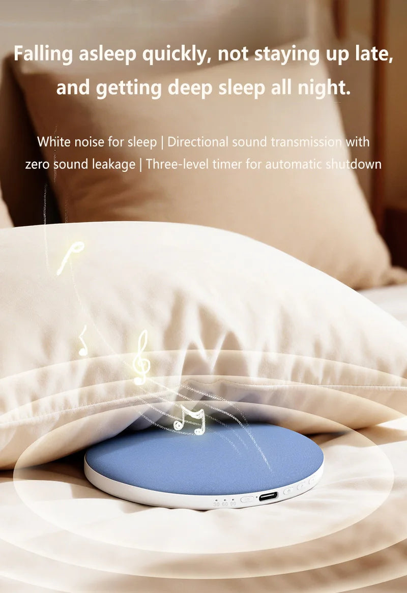 Under Pillow Bluetooth Sleep Speaker Portable Bedside Audio Device Soft Pillow Speaker for Relaxation Sleeping & Home Relaxation