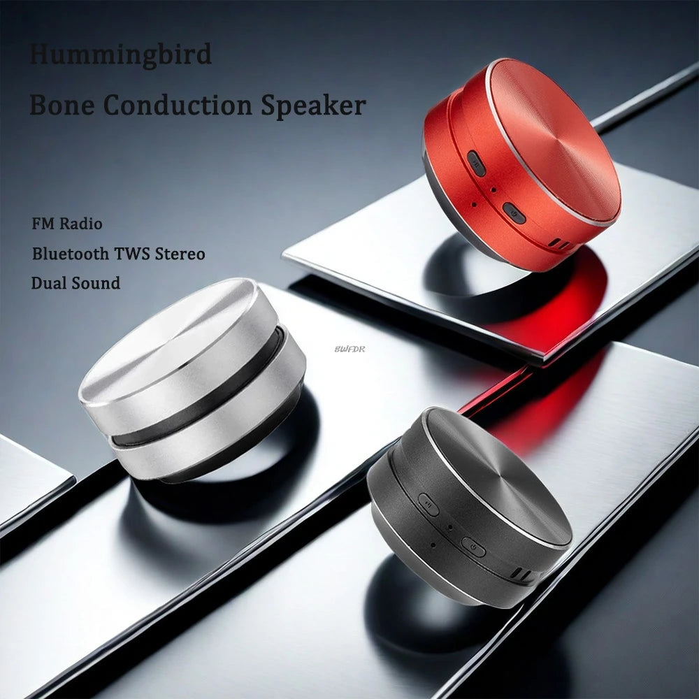 2026 Hot Bone Conduction Speaker Bluetooth-Compatible TWS Wireless Stereo Sound Hummingbird Speaker Dropshipping Wholesale