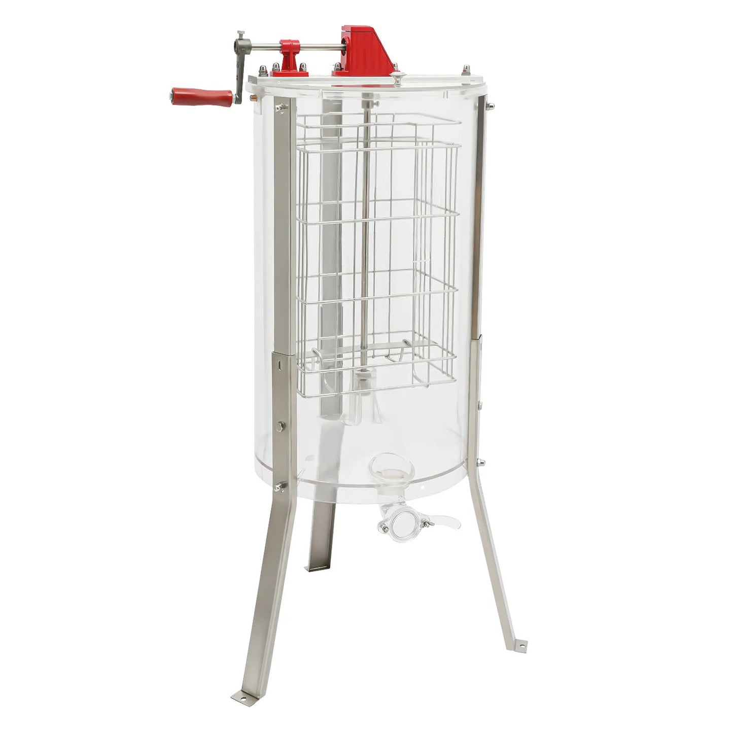 2 Frame Honey Extractor Manual Transparent Acrylic Beekeeping Equipment Honey Spinner Crank Centrifuge Beekeeper Apiary Tool