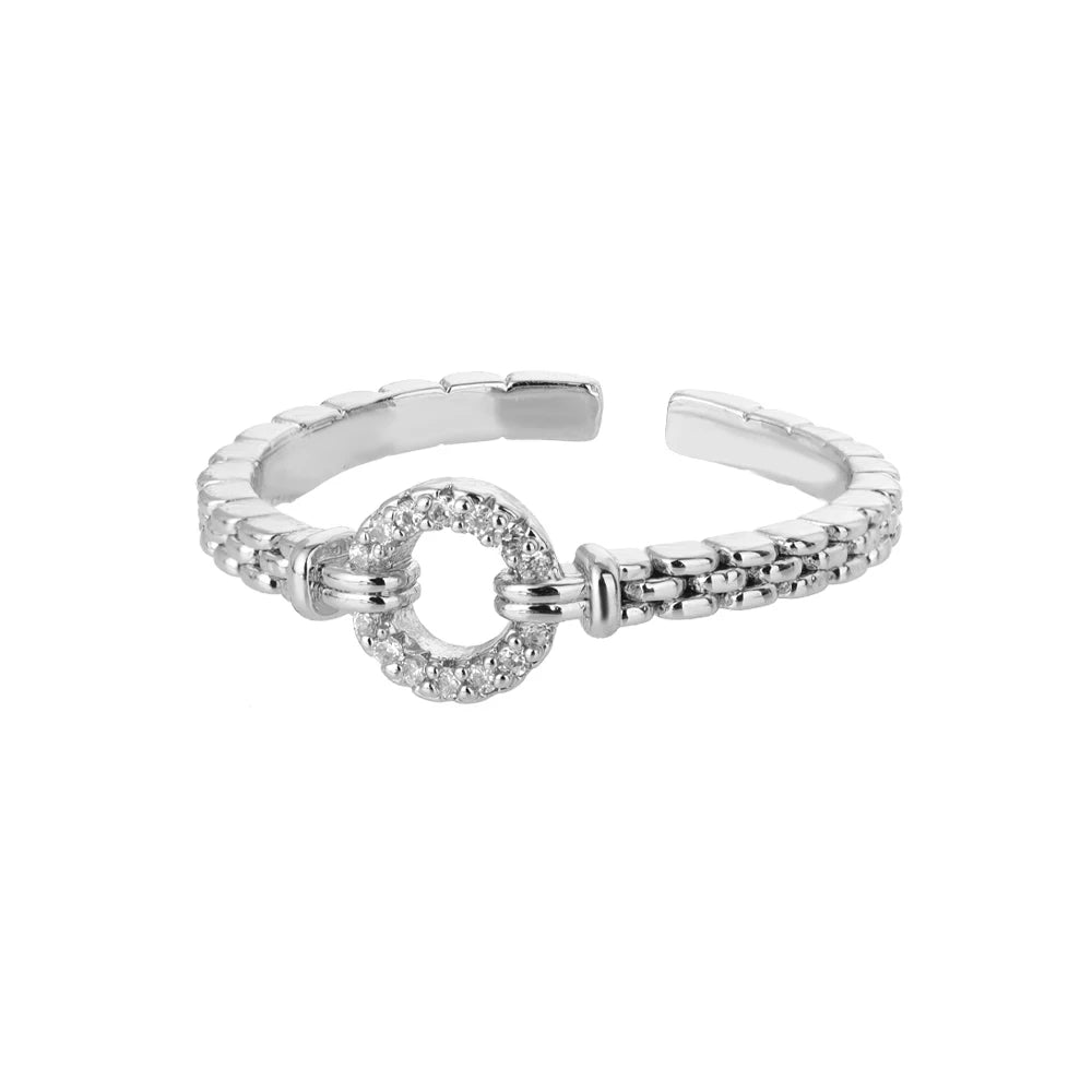 Stainless Steel Rings For Women 2026 Trend Open Gold Color Double Bead Ball Ring Wedding Aesthetic Jewelry Couple Gift anillos