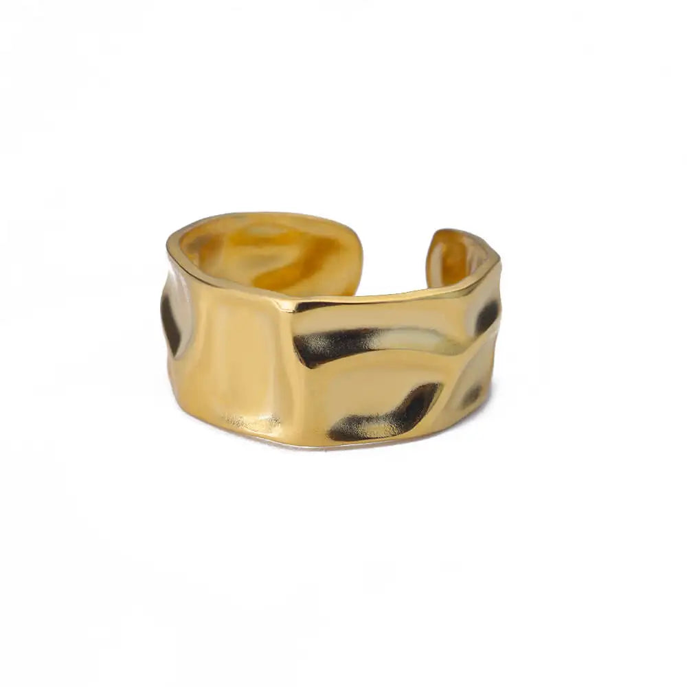 Stainless Steel Rings For Women 2026 Trend Open Gold Color Double Bead Ball Ring Wedding Aesthetic Jewelry Couple Gift anillos